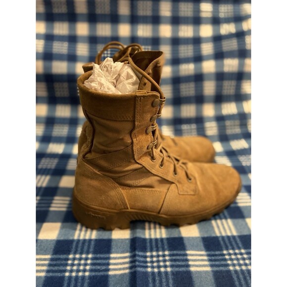 Reebok Vibram Military Boots Men’s 10M Lather Vintage Tactical Shoes USA Made main image 2